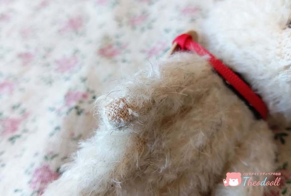 アンティークホワイトミニベアー