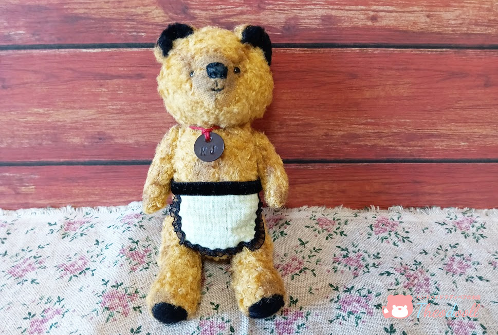 アンティーク風黒耳ベアー