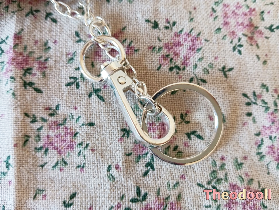 真っ白くまさんのお顔バッグチャーム