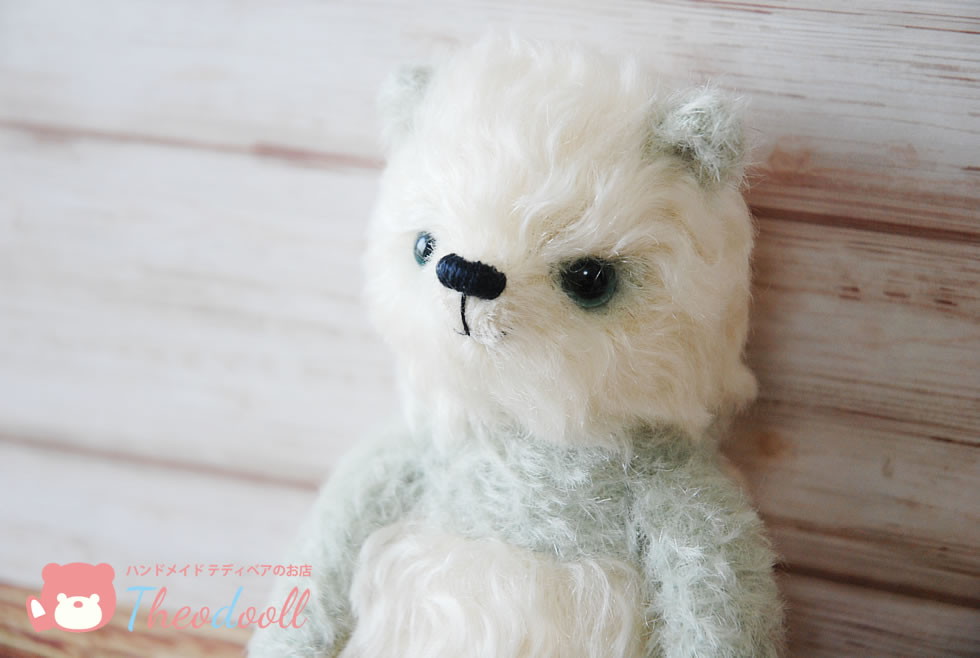 期間限定30％OFF! くまパンダ(ブルー)｜korpokkuma｜セオドール ハンドメイド 体長10cm - 30cm